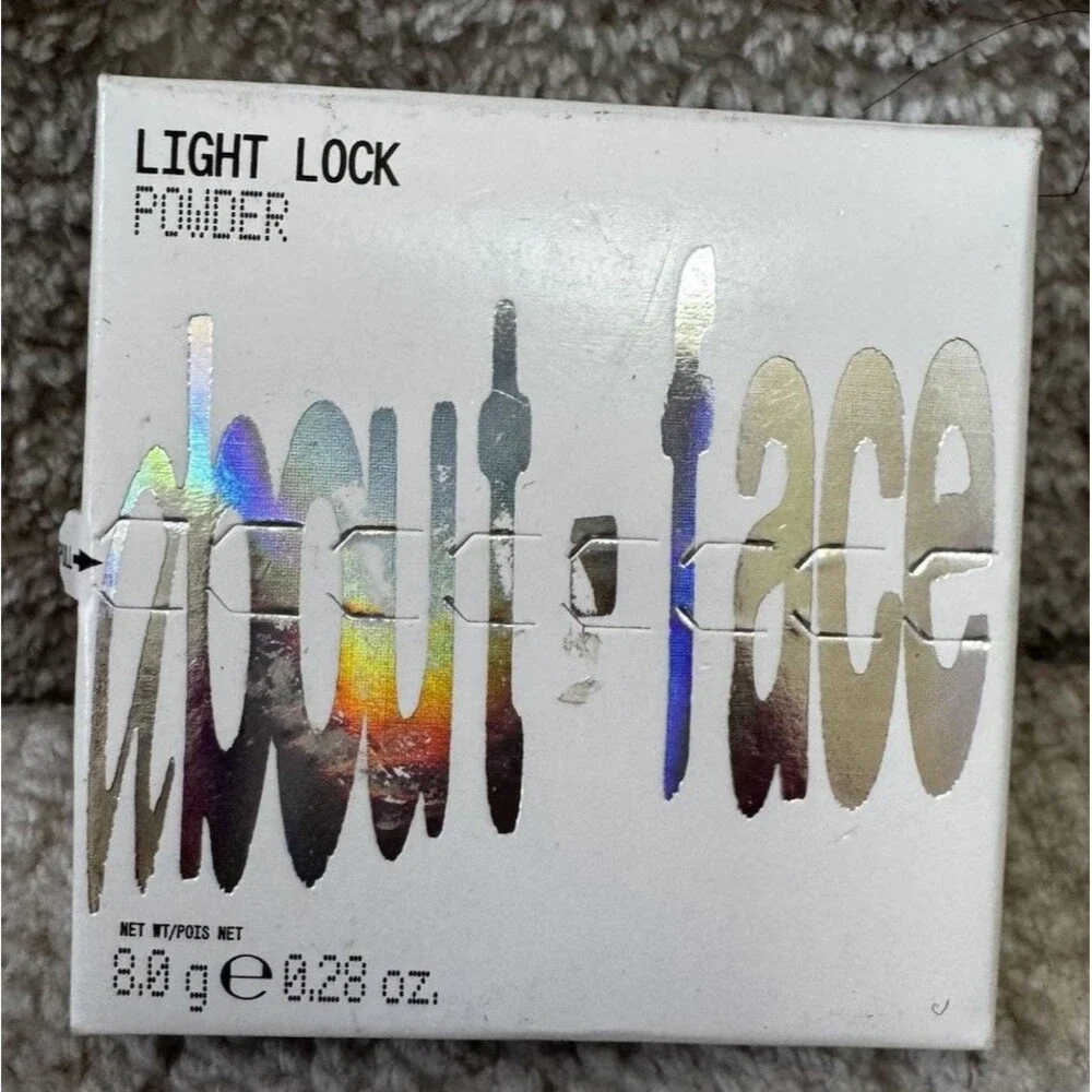 NIB About Face Light Lock Powder - Ice Dusted .28 Oz